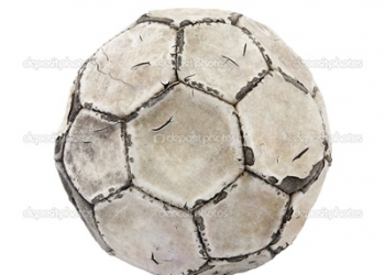 depositphotos 26745187 Old soccer ball with clipping path