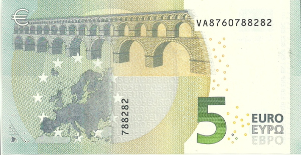 EUR 5 Back