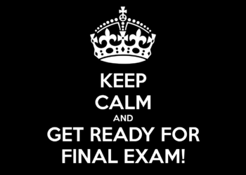keep calm and get ready for final exam exam quote