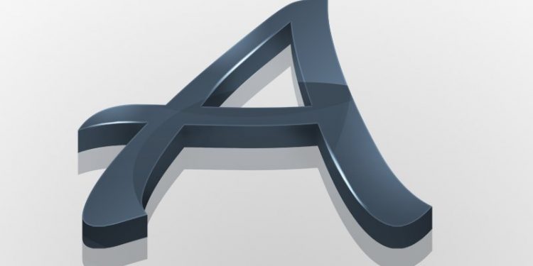 letter a 3d logotype by ago design