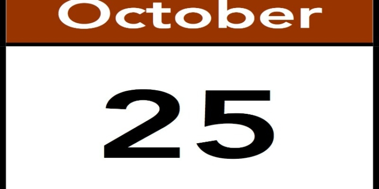 October 25