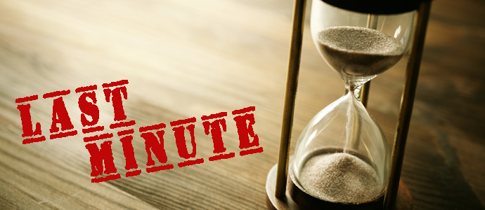 last minute