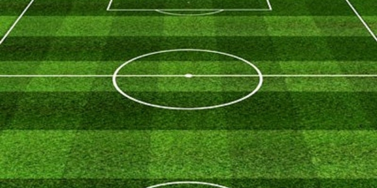 stock footage soccer field animation