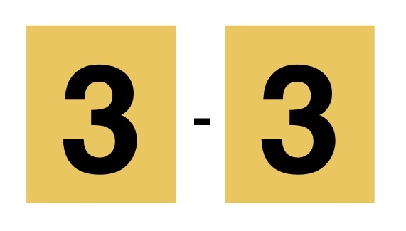 3 3