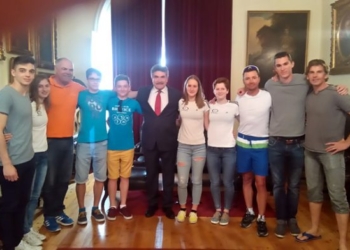 Στην Κέρκυρα μέλη της Εθνική Ομάδα Στίβου της Σλοβενίας