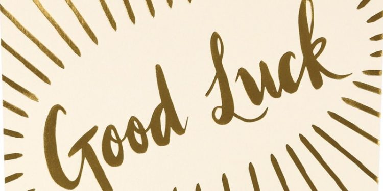 gold good luck card 27025 1
