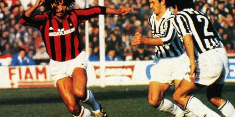 Serie A 1987 88 Juventus vs Milan Ruud Gullit