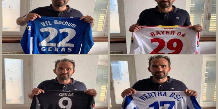 Γκέκας: 4 “γερμανικές” φανέλες σε δημοπρασία για τη μικρή Αναστασία