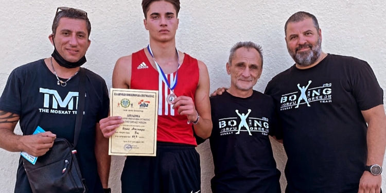 Χάλκινος ο Θώμος στο πανελλήνιο πρωτάθλημα πυγμαχίας νέων