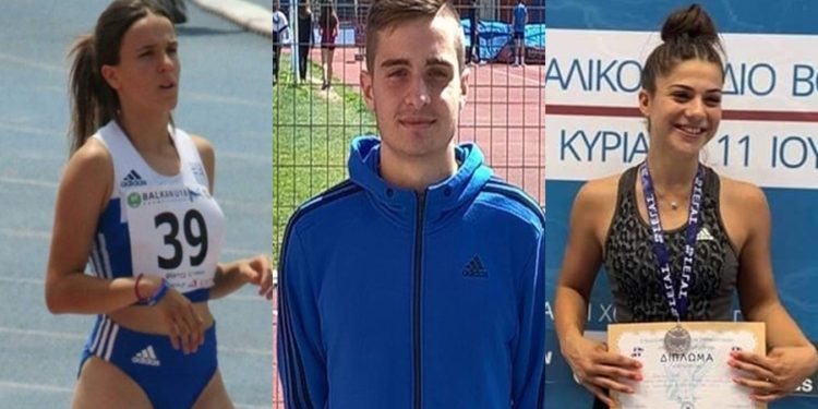 Καρύδη-Δουκατέλης-Βραδή, στο βάθρο του Πανελληνίου Κλειστού Στίβου