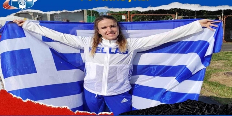 Βραβεύτηκε η Καρύδη, ως κορυφαία αθλήτρια Κ23