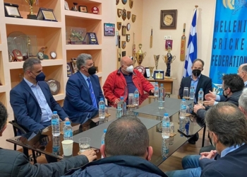 Επίσκεψη του Γ. Μαυρωτά στην Ομοσπονδία Κρίκετ