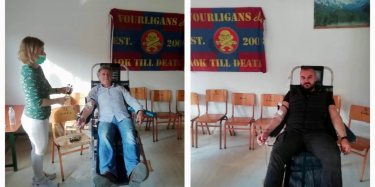 Με επιτυχία, η εθελοντική αιμοδοσία των Vourligans