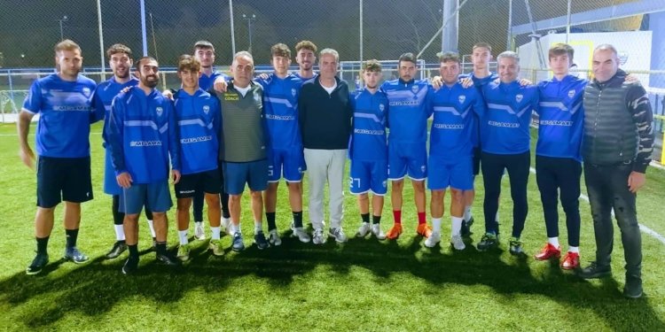 Ο Αντώνης Κατσαρός επισκέφτηκε το γήπεδο στο Κανόνι