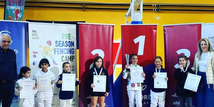 Δαμοκλής: Ένα χρυσό και καλά πλασαρίσματα στο Πανελλήνιο Κύπελλο ξιφασκίας