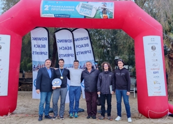 ΝΑΟΚ: Κροκίδης-Κουρής, 7οι στο 2o Πανελλήνιο παράκτιας κωπηλασίας