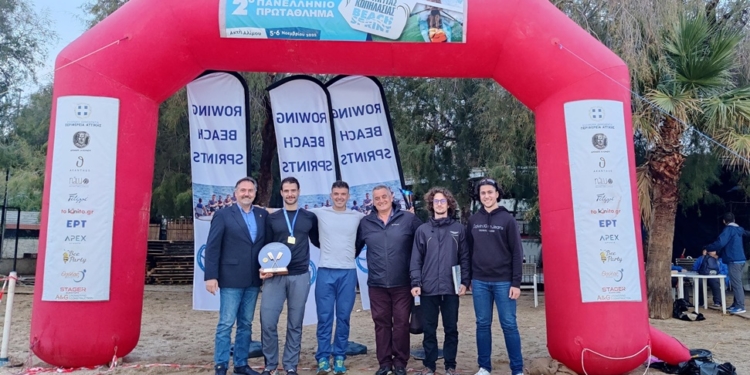 ΝΑΟΚ: Κροκίδης-Κουρής, 7οι στο 2o Πανελλήνιο παράκτιας κωπηλασίας