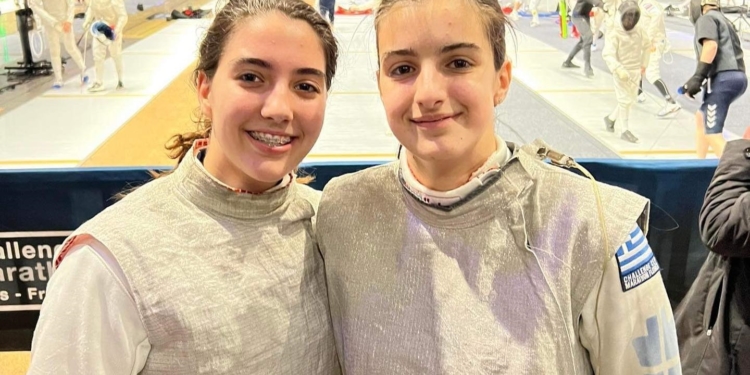 Ξιφασκία: Καββάδα και Προβατά πήγαν Παρίσι για το Challenge CEP marathon Fleuret u17