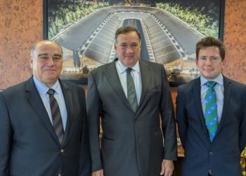 Συνάντηση Κατσώρα με τον πρόεδρο της Ελληνικής Ολυμπιακής Επιτροπής