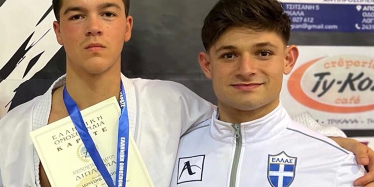 Ασημένιος ο Γκίνης, χάλκινος ο Κουρσάρης στο Κύπελλο Καράτε