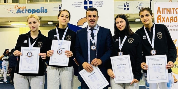 Χάλκινη η Καββάδα στο Πανελλήνιο Ξιφασκίας