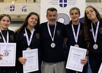 Ασημένια η Καββάδα στο Πανελλήνιο ξίφους ασκήσεων