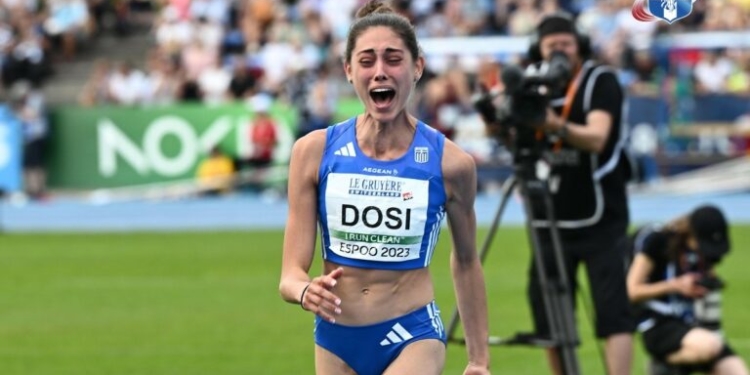 Euro U23: «Ασημένια» με ρεκόρ, η Παναγιώτα Δόση