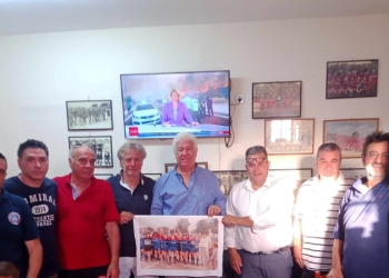 Επίσκεψη Τρεπεκλή στα γραφεία του ΑΟ Κέρκυρα