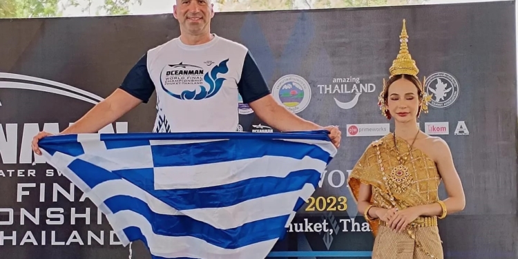 Χάλκινος ο Παγκράτης στο Oceanman World Championship