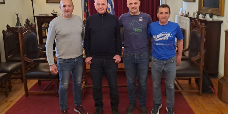 Συνάντηση εργασίας του Χαλικιόπουλου με το ΔΣ του Corfu Mountain Trail