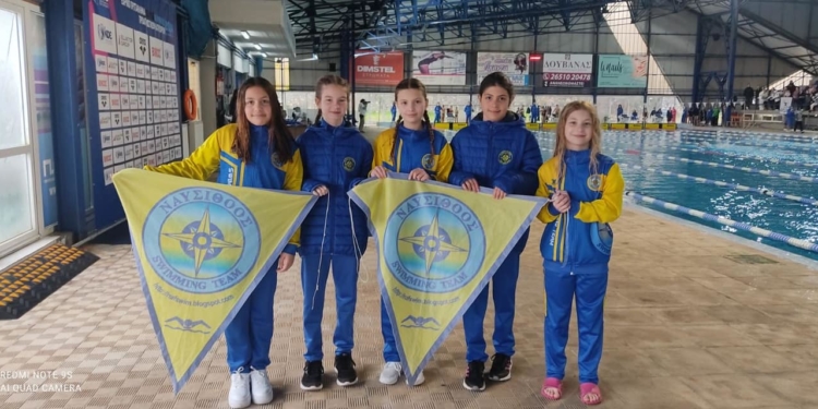 Ναυσίθοος: 43 μετάλλια στο Εαρινό Κύπελλο κολύμβησης