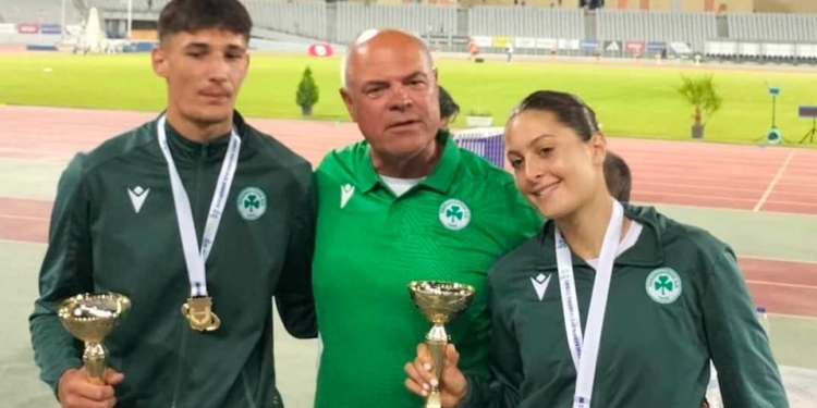 Ζάραγκα και Κουλούρης στο πιο ψηλό σκαλί του βάθρου