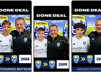 Τριάδα ανανεώσεων στον ΠΑΟ Σφακιανάκη…