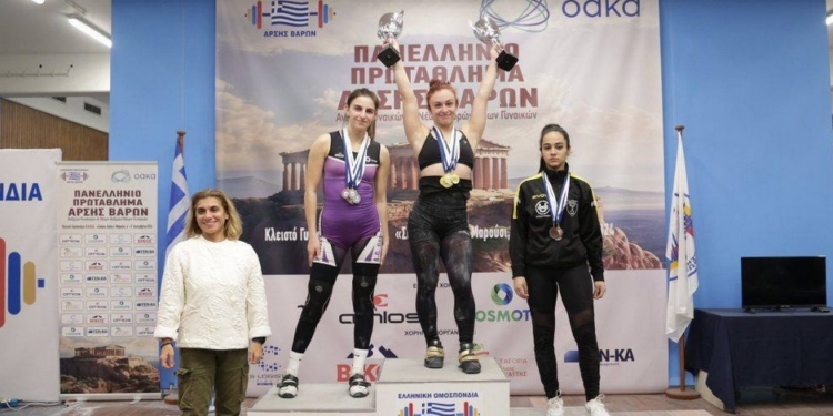 Εννιά μετάλλια για τον Αλκίνοο στο Πανελλήνιο Άρσης Βαρών