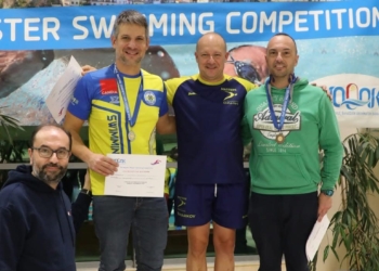 Τρία χρυσά και ένα ασημένιο για τον Κοτινά στο Master κολύμβησης της Καβάλας