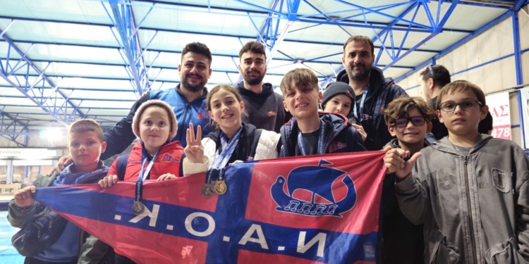 Δέκα μετάλλια στο εαρινό κύπελλο κολύμβησης, ο ΝΑΟΚ