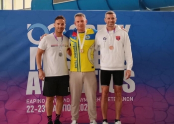 Καρέ μεταλλίων για τον Κοτινά στο εαρινό κύπελλο κολύμβησης Μasters