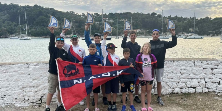 Πολλές διακρίσεις των ιστιοπλόων του ΝΑΟΚ στον αγώνα των Παξών