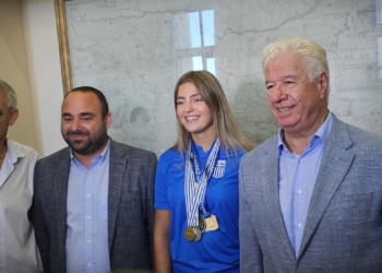 Ο Τρεπεκλής υποδέχθηκε την Παγκόσμια πρωταθλήτρια Ε. Διαβάτη