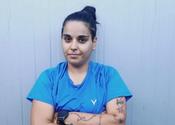 Η Άννα Βασιλείαδη, γυμνάστρια στον Αχιλλέα Νυμφών