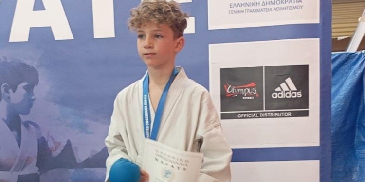 Χάλκινος ο Σ. Ναστόπουλος στο Πανελλήνιο Καράτε