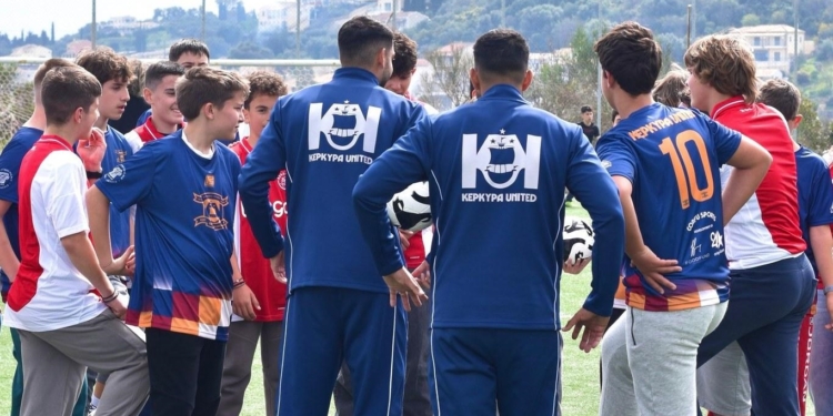 Η Kerkyra United στο γυμνάσιο & λύκειο Κασσιόπης!