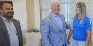 Συγχαρητήρια Τρεπεκλή-Αρμενιάκου στη «χρυσή» Έλενα Διαβάτη